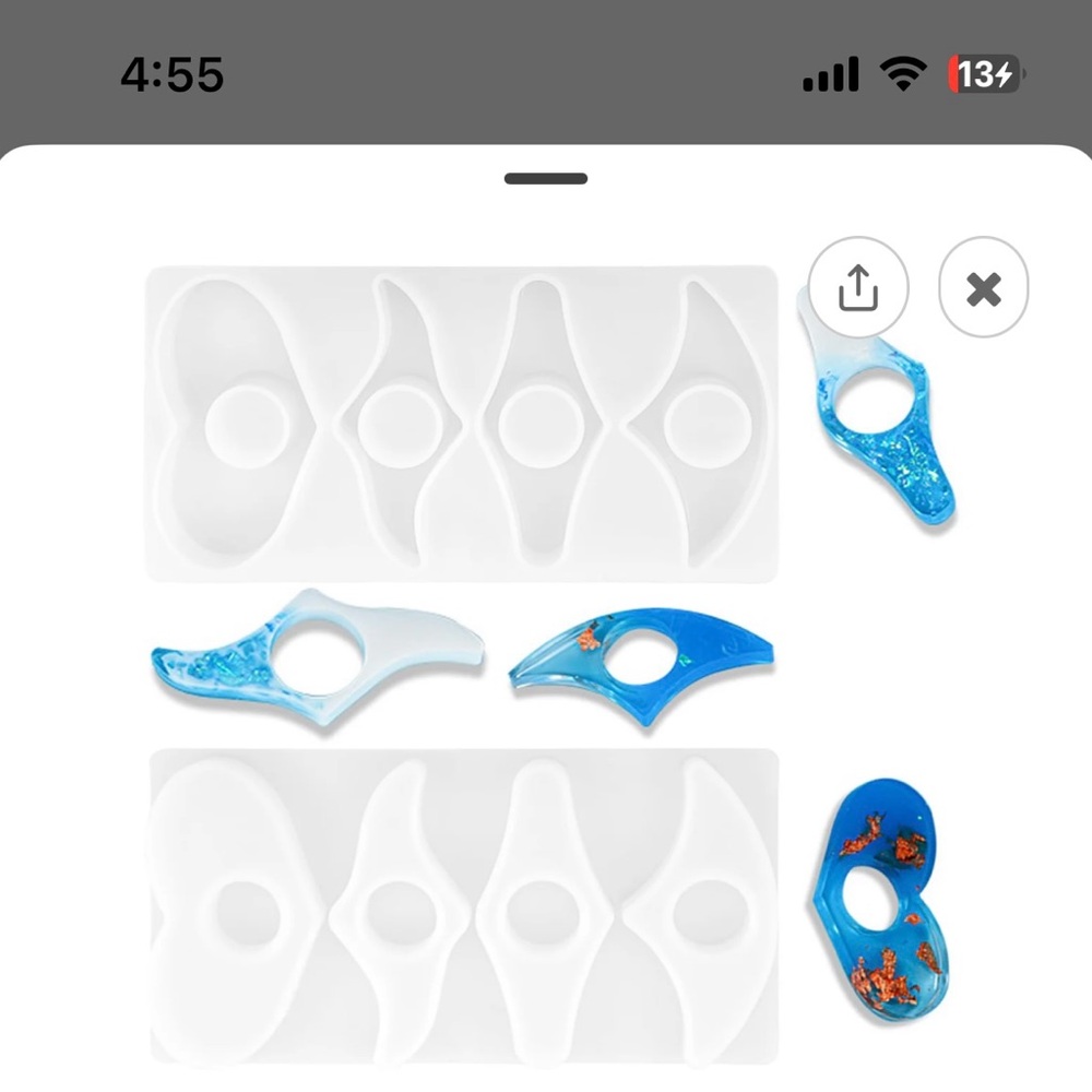 Epoxy resin Silicone mold Set